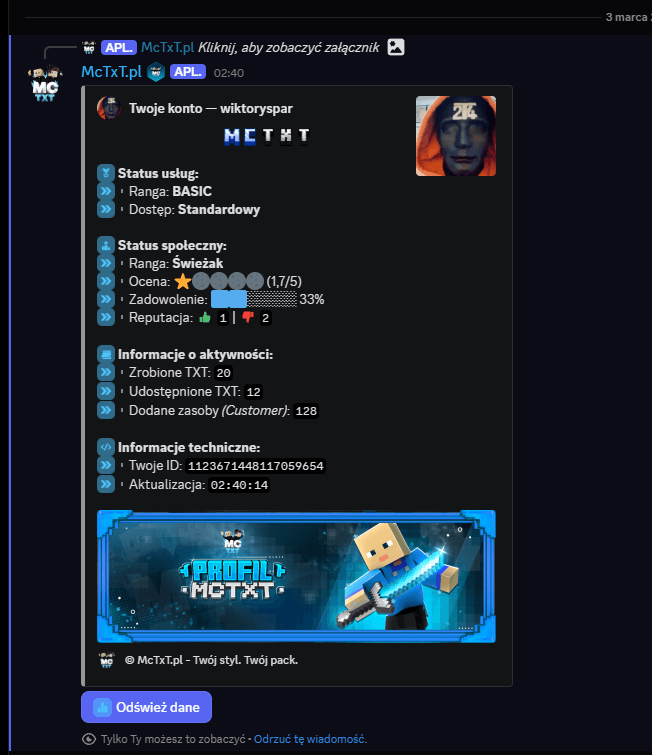 Twój profil